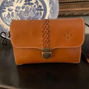 Patricia Nash leather crossbody organizer bag